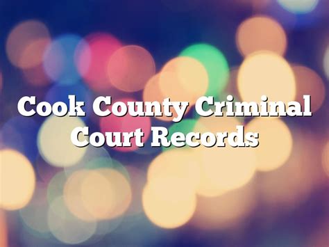 How do I find court records in Illinois?